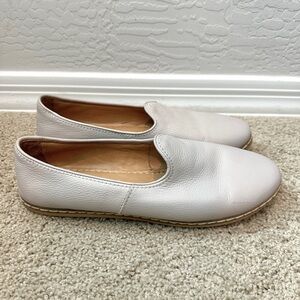 CHARIX | Taupe Genuine Leather European Slip On Loafers | Women’s EU 44/US 12